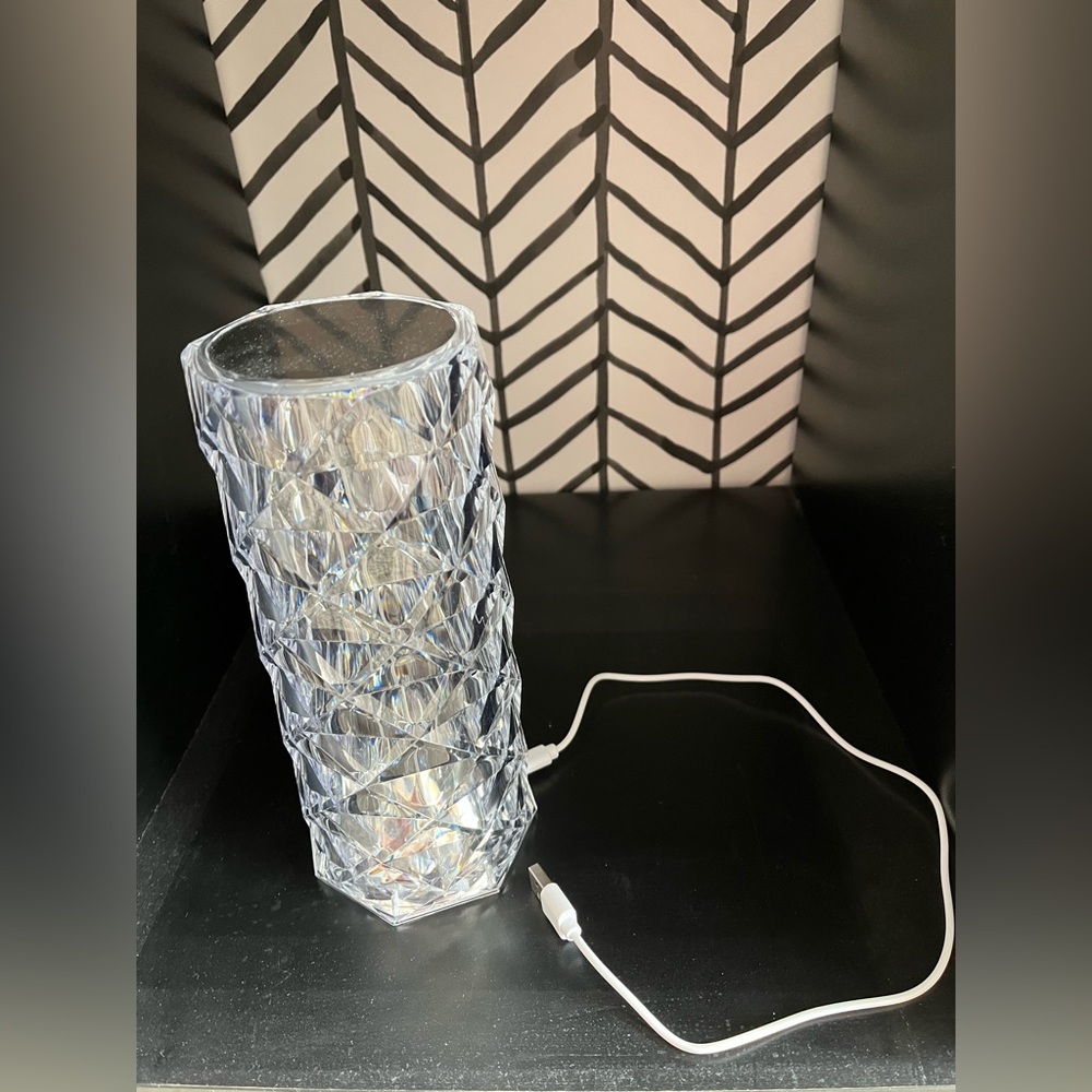 3D Crystal Table Top Prism Lamp 3-Way